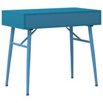 vidaXL Bureau d'ordinateur avec tiroir vert antique 90x50x76 5 cm