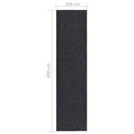 vidaXL Tapis 100x400 cm Anthracite