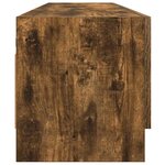 vidaXL Garde-robe Chêne fumé 100x32 5x35 cm Bois d'ingénierie