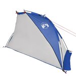 vidaXL Tente de plage bleu azuré 268x223x125 cm 185T polyester
