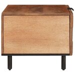 vidaXL Table basse Marron 80 x 50 x 40 cm Bois de mangue massif