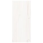 vidaXL Armoire à vin Blanc 56x25x56 cm Bois de pin massif