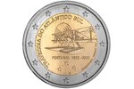Pièce de monnaie 2 euro commémorative Portugal 2022 – Traversée de l’Atlantique Sud