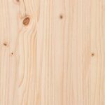 vidaXL Cadre de lit avec tête de lit Naturel 90 x 190 cm Pin massif