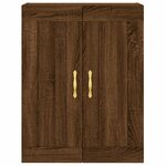 vidaXL Armoire murale chêne marron 69 5x34x90 cm bois d'ingénierie