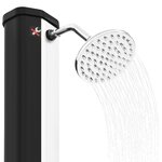 vidaXL Douche solaire d'extérieur avec pomme de douche et robinet 35 L