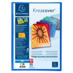 Protège-documents En Polypropylène Semi Rigide Kreacover® - A4 - Couleurs Assorties - X 8 - Exacompta