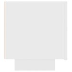 vidaXL Table de chevet blanc 100x35x40 cm bois d'ingénierie