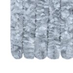 vidaXL Moustiquaire Blanc et gris 100x220 cm Chenille