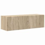 vidaXL Meuble TV mural Sonoma 98 x 31 x 29 5 cm Bois d'ingénierie
