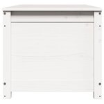 vidaXL Boîte de rangement Blanc 110x50x45 5 cm Bois massif de pin
