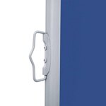 vidaXL Auvent latéral rétractable Bleu 140 x 600 cm