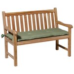 Madison Coussin de banc Panama 120x48 cm Vert sauge