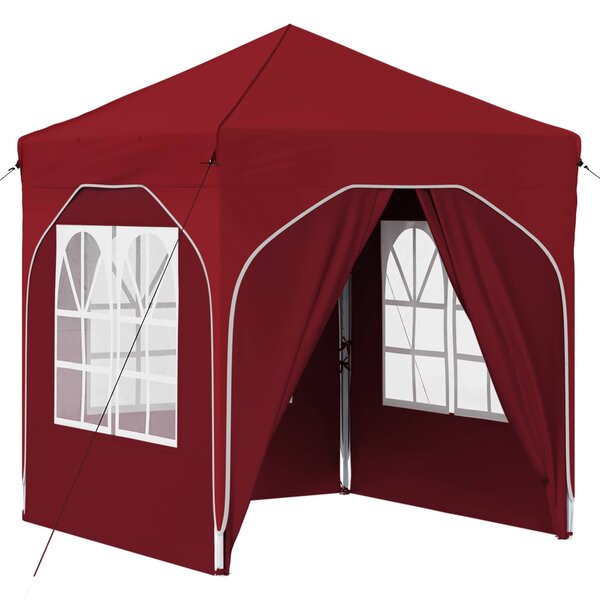 vidaXL Tente de fête pop-up 192 x 192 x 245 cm Bordeaux