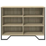 vidaXL Buffet chêne sonoma 101x35 5x74 5 cm bois d'ingénierie