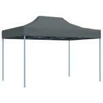 vidaXL Tente de réception pliable 3x4 m Acier Anthracite