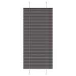 vidaXL Store plissé noir 65x150 cm largeur du tissu 64 4 cm polyester