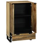 vidaXL Highboard 60x33.5x100 cm en bois massif de mangue