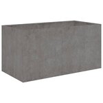 vidaXL Jardinière 80x40x40 cm acier corten