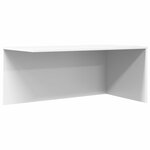 vidaXL Ensemble de tables basses 2 Pièces Blanc Bois d'ingénierie