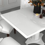 vidaXL Protecteur de table transparent 180x90 cm 1 6 mm PVC