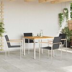 vidaXL Ensemble de salle à manger pour jardin 5 Pièces