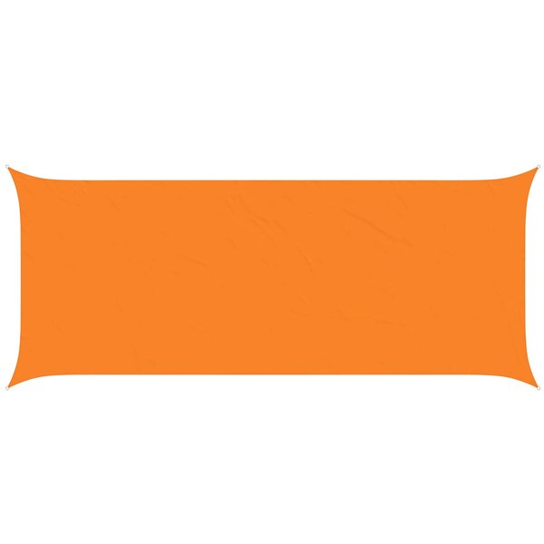 vidaXL Voile d'ombre Orange 2 5 x 6 m 100   polyester Oxford