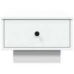 vidaXL Table basse blanc 60x45x31 cm bois d'ingénierie