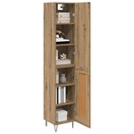 vidaXL Haut Armoire Chêne artisanal 34 5 x 34 x 90 cm