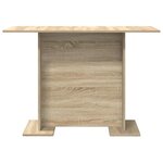 vidaXL Table de salle à manger Chêne sonoma 110 x 60 x 75 cm