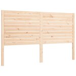 vidaXL Cadre de lit sans matelas bois massif