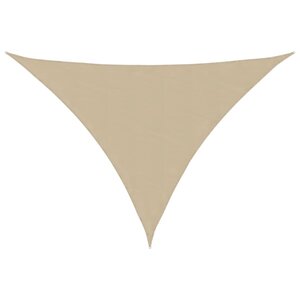 vidaXL Voile de parasol tissu oxford triangulaire 4x5x5 m beige