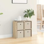 vidaXL Buffet Chêne Sonoma 49 5 x 22 x 47 cm
