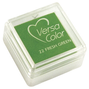 Tampon encreur "Versacolor"  vert gazon  2 5x2 5 cm