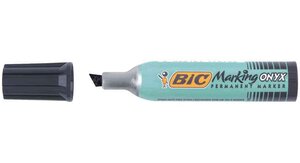 Marqueur Permanent MARKING ONYX 1481 Pointe Biseau 2 7 à 6 2 mm Noir BIC