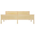 vidaXL Cadre de lit Bois de pin massif 200x200 cm
