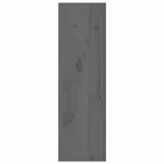 vidaXL Armoires murales 2 Pièces Gris 30x30x100 cm Bois de pin massif