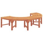 vidaXL Banc d'Arbre Marron 160 x 160 x 45cm Bois massif d'Eucalyptus