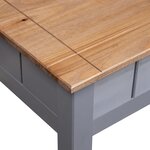 Vidaxl table basse gris 100x60x45 cm pin massif assortiment panama
