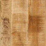 vidaXL Bureau 165x110x77 cm bois massif de manguier et fer