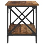 vidaXL Table d'appoint Vieux bois 55 x 38 x 45 cm Bois d'ingénierie