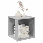 vidaXL Tables d'appoint 33 x 33 x 34 cm Engineered Wood Gris béton