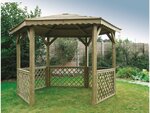 Kiosque en bois "Pavilion" - 6.68 m² - 3.15 x 2.57 x 2.56 m - 16 mm