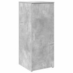 vidaXL Bureau de réception gris béton 180x50x103 5cm bois d'ingénierie