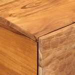 vidaXL Table basse 80x50x40 cm bois massif d'acacia