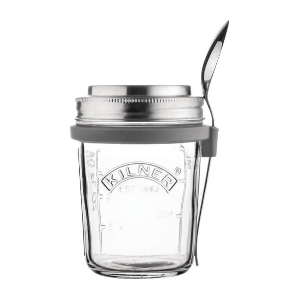 Conteneur petit déjeuner en verre - lot de 6 - kilner -  - verre/inox110 x140x200mm