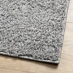 vidaXL Tapis shaggy PAMPLONA poils longs moderne gris 140x200 cm
