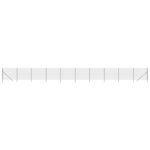 vidaXL Clôture en treillis métallique anthracite 1 8x25 m