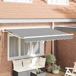 vidaXL Auvent en semi-cassette rétractable à fonctionnement manuel