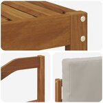 vidaXL Ensemble de canapés d'extérieur 7 pc Gris Naturel et Clair